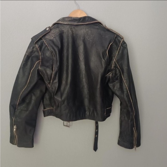 Vintage Blondie Revolution Leather Punk Jacket - Picture 7 of 9